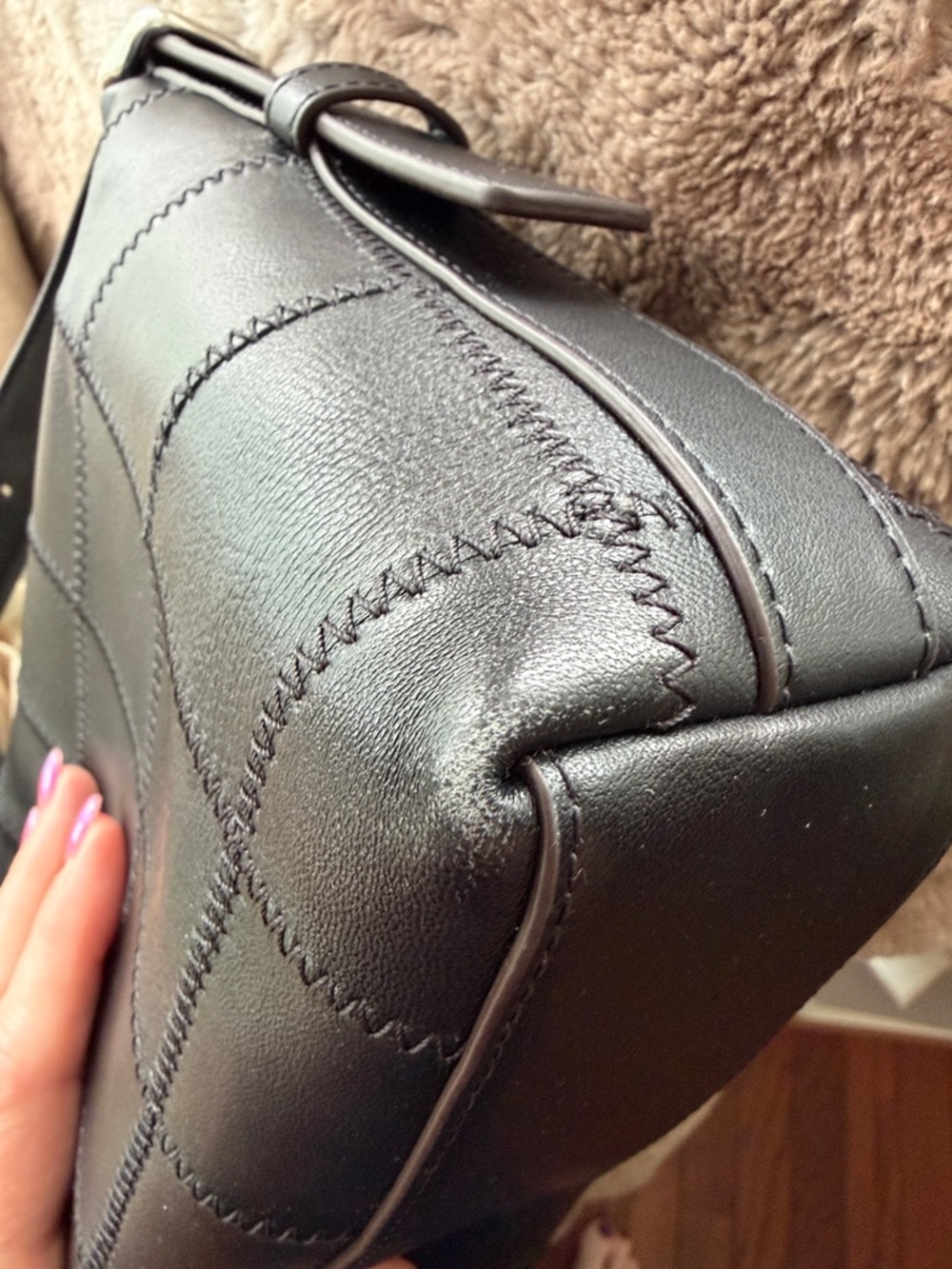 Coach Black Alter/Ego Medium Slouchy Shoulder Bag Upcrafted Leather Coachtopia - Picture 15 of 16